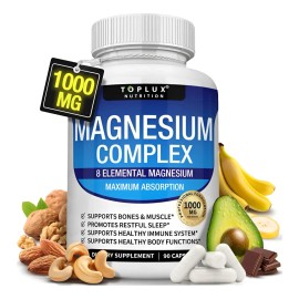 Magnesium Complex 8 Essential Magnesium Fitness Edible Sin Sabor