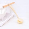 3 Pcs Kitchen Dish Brush Bamboo Handle Dish Scrubber Scrubber