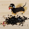 lovlaugh Dachshund Dog Building Blocks Set 889PCS – Movable Ears,