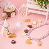 Beadthoven Resin Pendants Cupcake Dessert Pendants for Jewellery Making, Resin,