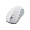 Elecom M-BY11BRSKWH Wireless Mouse, Bluetooth, Silent, 3 Buttons, Medium, Antibacterial,