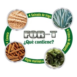 Suplemento en polvo For-T Fibra Proteínas de Maguey sabor natural x 630g