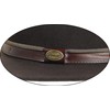 Harrys-Collection Rollable Hat with Wide Brim Brown Fabric Ribbon in