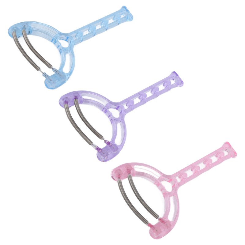 3PCS Facial Hair Removal Spring Handheld Face Epilator for Women