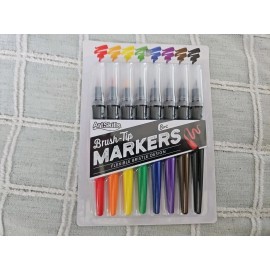 ArtSkills Brush Tip Markers Flexible Paint Brush Markers 8 pcs by ArtSkills SEALED NEW