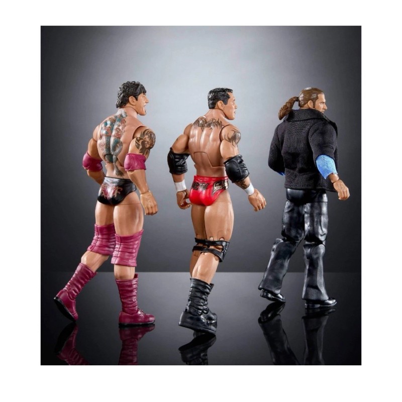 Mattel Elite Collection Evolution Batista, Triple H & Randy Orton