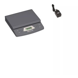 Brecknell 325 Electronic Portable Postal Parcel Scale 25 lb x 0.1 oz, Gray, AC