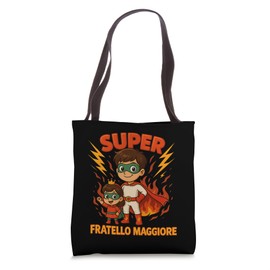 Kids Superhero Big Brother T-Shirt Gift For Boys Tote Bag