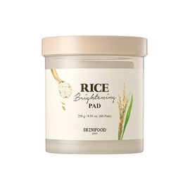 Skin Food [Whitening Care] Rice Brightening Pads 60 sheets / [미백케어] 라이스 브라이트닝 패드 60매