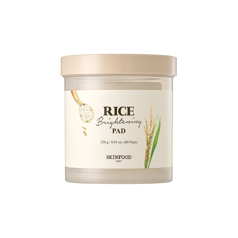 Skin Food [Whitening Care] Rice Brightening Pads 60 sheets /