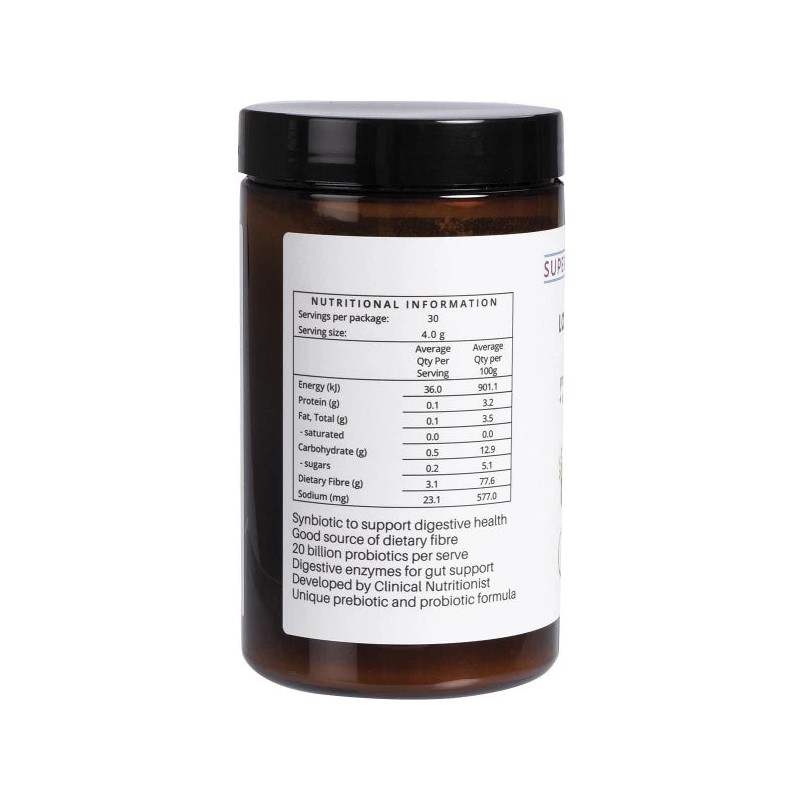 Supercharged Food Love Your Gut Synbiotic Powder Pre/Probiotic 120g