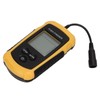 Wired Fish Finder ABS Portable Sonar Intelligent Underwater Fishfinder with