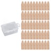 50Pcs Pocket Hole Plug 9.5mm Wooden Dowel Jig Accessory Kit