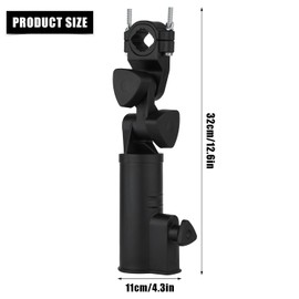 KINBOM Golf Cart Umbrella Holder Set, Heavy Duty Golf Push Cart Umbrella Holder Mount Aluminium Alloy Golf Cart Umbrella Stand for Mobility Golf Cart, Wheelchair, Beach Chair