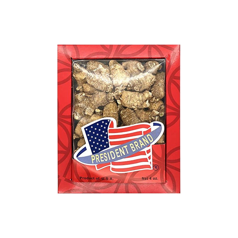 President Brand American Ginseng SKU 0138PB-S4 |/Wisconsin Ginseng Root |Culticate