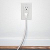 Eastman Tamper Resistant Self-Test Slim GFCI Outlet with LED Indicator