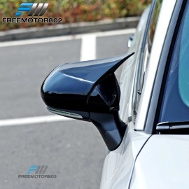 FREEMOTOR802 Fits 25-26 Toyota Camry XV80 9th Gen M Style Gloss Black ABS Mirror Covers Pair