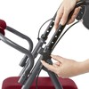 Medline Rollator Walker with Seat and Wheels, Durable Steel Frame