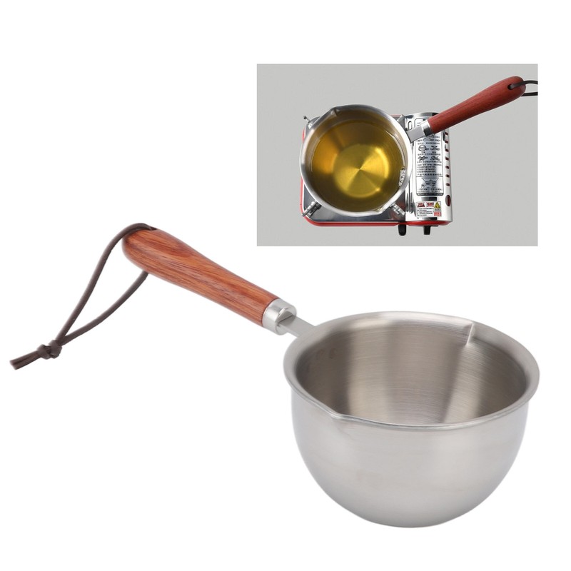 Mini Butter Warmer Pan Stainless Steel Quick Oil Warmer Pot