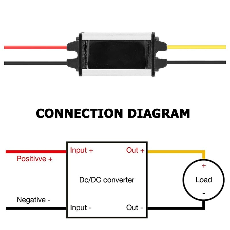 Jadeshay Power Supply Voltage Converter DC DC Converter Converter 24V