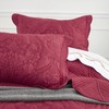 CHIXIN Microfiber King Pillow Shams Set of 2 - Quilted