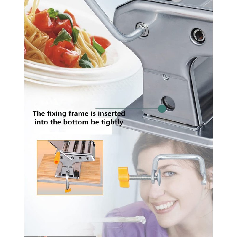 2pcs Pasta Machine Handle Holder Home Noodle Maker Tool Parts