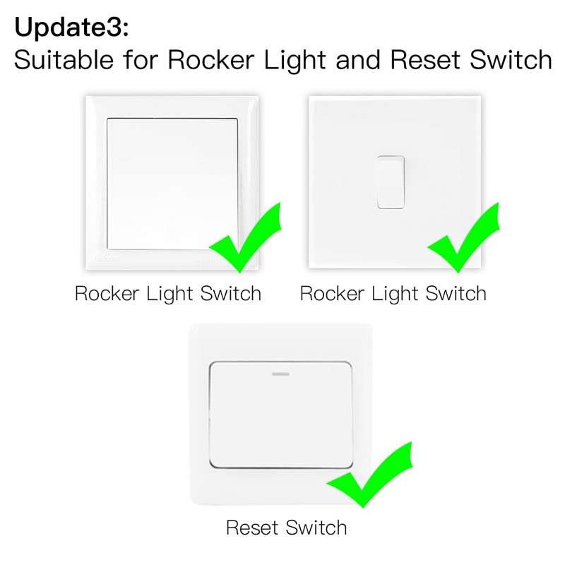 MOES WLAN Schalter,RF433 Smart Alexa Lichtschalter Modul,Kompatibel mit Smart Life