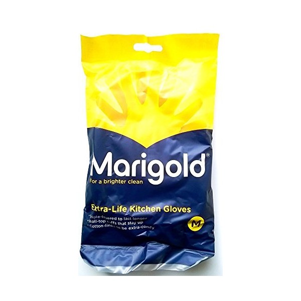 Marigold Extra Life Kitchen Gloves Medium - 3 pairs