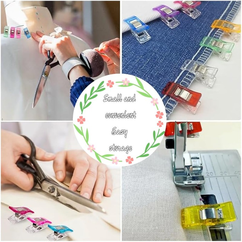 Jindi 60PCS Sewing Clip, Universal Quilting Clip Color Quilting Needle