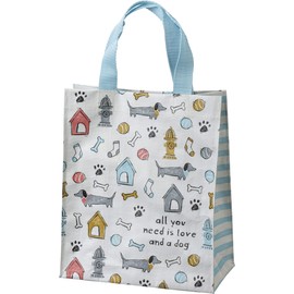 Primitives by Kathy All You Need Is Love And A Dog Daily Tote Bag