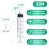 5ml Syringe for Liquid, Oral, Scientific Labs, Measurement, Dispensing, with