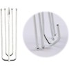 PISHI Heavy Duty Metal Curtain Hooks Pinch Pleat Deep Prong