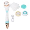 Electric Body Brush Set 360 Degrees Rotating 4 Heads Long
