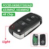 3 Buttons Car Remote Key Fob For VW VolksWagen Beetle