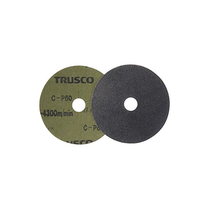 TRUSCO TG4-60 Disc Paper Type 4 Φ100X15.9#60 (10 Sheets)