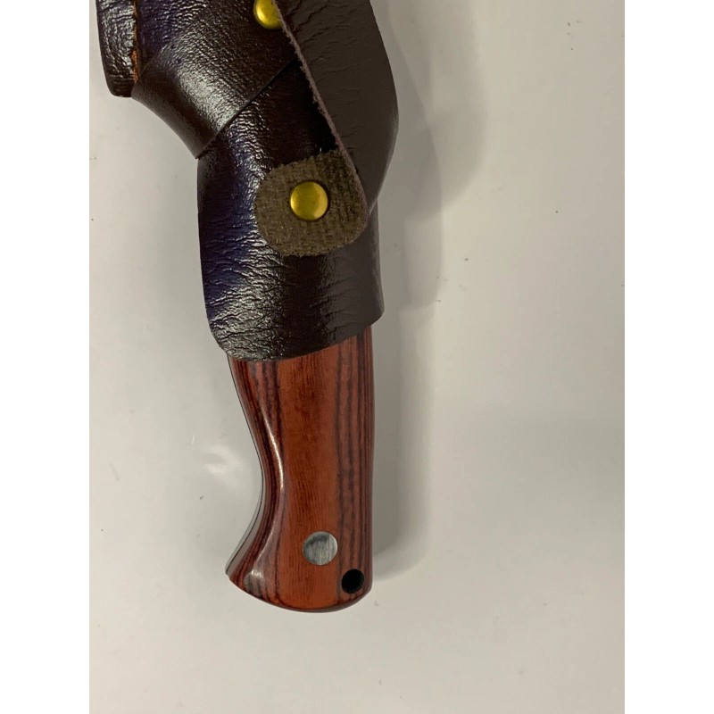 CUSTOM LEATHER SHEATH for Buck 119 Knife – Handcrafted Premium
