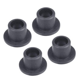 Kozelo Pack of 4 Flange Sleeve Bearings - [5 mm x 7 mm x 7 mm] POM Oil Loose Bushing for Equipment Machines | Black
