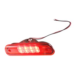 Partuto LED Third High Mount Brake Light No.55155140AB - for Jeep Grand Cherokee 4.0L Power Tech I6 2004 ABS Red - 1 Pcs