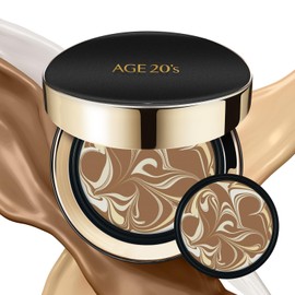 AGE 20s- AGE20S Signature Essence Pact SPF 50  Base de maquillaje en crema, acabado radiante, cobertura natural  Crema coreana                        