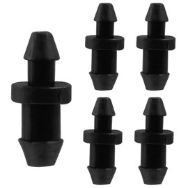 LifCratms 160 Pieces Drip Irrigation Fittings, Drip Irrigation Goof Plugs 1/4 Inch, Barbed Connectors End Cap for Home Garden Lawn Pipe Supplies or Sprinkler Systems