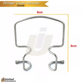 Medentra 3 Dental Orringer Retractors Lip Cheek S-M-L Oral Surgery Retracting Instruments