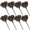 MehelloFeather Ostrich Feather Duster 15Inch Natural Fluffy Handheld Feather Dusters
