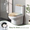 KUIFORTI Toilet Seat Cover Set Toilet Lid Cover 2 Pack