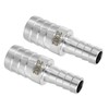 sourcing map 2Pcs 13/16" to 1/2" Hose Barb Reducer Pipe