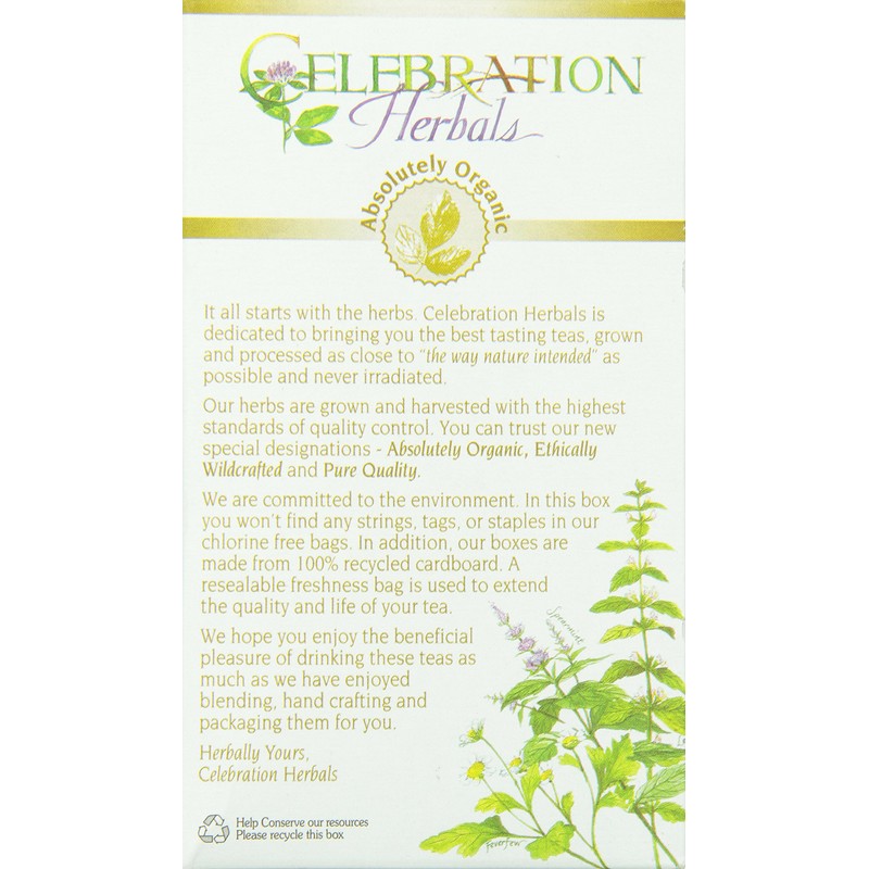 CELEBRATION HERBALS Organic Raw Dandelion Root Tea, 24 CT