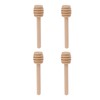 50pcs Honey Dipper Wooden Multipurpose Mini Honey Stirrer Stick for