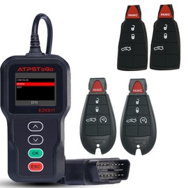 ATPSTOGO Key Fob Replacement Kit fits for 2013 2014 2015 2016 Dodge Dart Keyless Entry Remote with Interchangeable 4 Button FCC ID: M3N-32297100