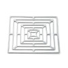 Nosaku Tin KAGO Square M 501401 5931900 Silver