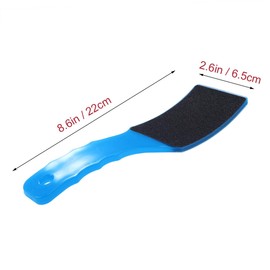 Baluue Foot Rasp Sandpaper Shaped Double Sided Foot Exfoliating Brush Peel Pedicure Foot Dead Skin Remover for Feet Professional Foot Scraper Pedicures Feet Scrubber Spa Foot Scrub Blue