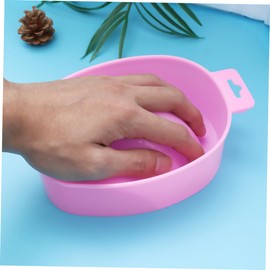 Healeved 1pc Nail Soaking Bowl for Gel Remover Nail Art Bowl Cuticle Remover (pink)